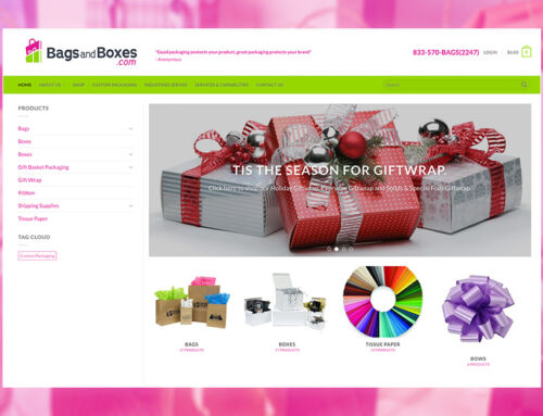 Bags and Boxes Website