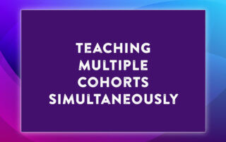 Learn strategies for managing multiple cohorts in a career and technical education classroom for dynamic learning.